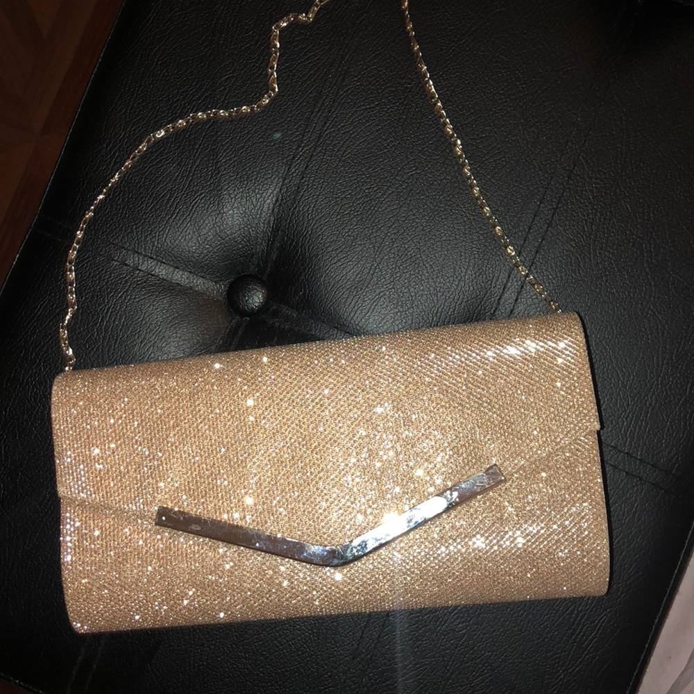 Sparkly Gold Clutch
